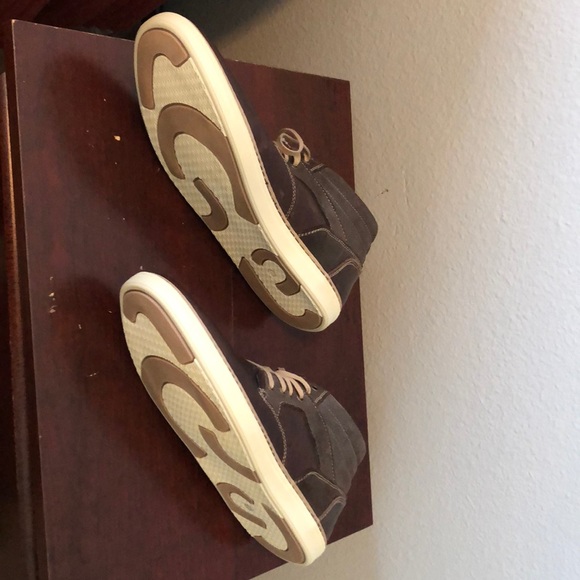 Brown men’s leather boots - Picture 2 of 2